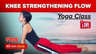 Yoga for Weight Loss, Hormones & Belly Fat | Knee Strengthening Flow | 45 Min FREE Class