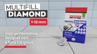 New, high-performance, designer tile grout MULTIFILL DIAMOND 1-12mm by ISOMAT