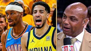 Chuck & NBA TV crew REACT to Thunder vs Pacers Game 4 Highlights