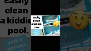 Easily clean a pool with just water and the Norwex mop Tile Mop Pad