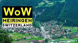 Switzerland wow Meiringen. Beautiful Natural 4k