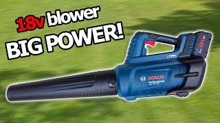 MOST POWERFUL 18v blower!? | Bosch GBL 18V-750 Review