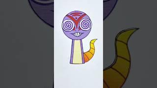 Sprunki OC Gekkie Phase 4 new paper craft puzzle #shorts #art #sprunki