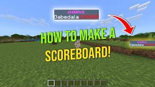 Minecraft Money Scoreboard Setup Tutorial *Bedrock*