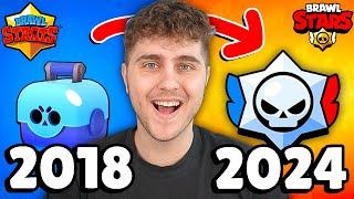 EVOLUTIA BRAWL STARS 2018 vs 2024 !