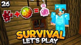 REDSTONE BREWING STATION!! - Minecraft Pocket Edition Survival Let's Play EP.26