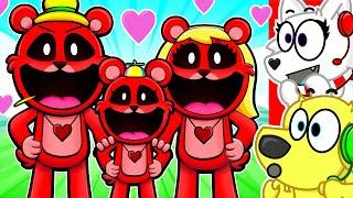 Having A BOBBY BEARHUG FAMILY in Roblox Smiling Critters!