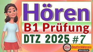 Hören B1 | Modelltest zur DTZ Prüfung | Übung mit Lösungen