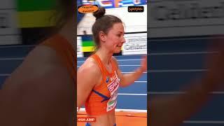 Pentathlon: Emma OOSTERWEGEL Fail ️️ #EuropeanIndoorChampionships #Apeldoorn2025 #viral #spopaW