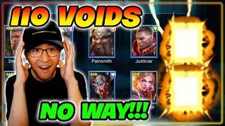 I GOT MY MOST WANTED LEGENDARY!!! | My 110 Voids Guaranteed Lego Summons | RAID Shadow Legends