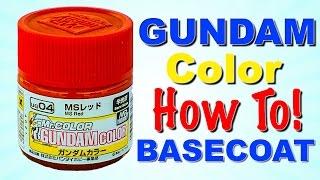 Gundam Painting Tutorial - How to Mr Color Hand Painted Primer Base Coat by Lincoln Wright