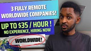 EARN $71,000/YEAR! 3 EASY FULL-TIME Work From Home Jobs 2023! | WORLDWIDE!