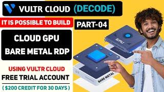 Can I Create Cloud GPU And Bare Metal VPS Using Free Trial Account? | GPU Based RDP Server | SRG