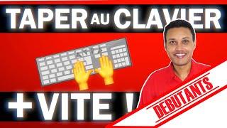  APPRENDRE L'INFORMATIQUE AUX SENIORS : ASTUCE POUR TAPER PLUS VITE AU CLAVIER