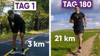 Couch bis Halbmarathon - JOGGEN anfangen | Selbstexperiment