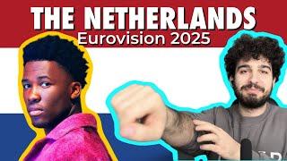 The Netherlands Eurovision 2025 REACTION!  | Claude - C’est la vie