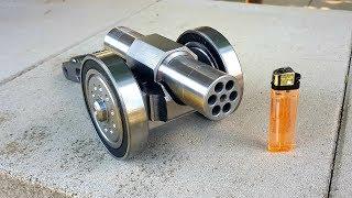 SIX Barrel !!! Powerful Mini Cannon. 9mm Caliber. Most Powerful mini Cannon EVER !!!