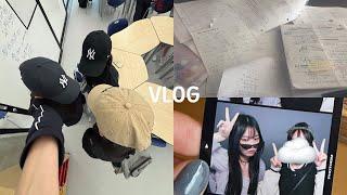 vlog. 갓생인 척(?) 하는 07년생 시험기간 브이로그 | 공부 브이로그 | 캐나다 고등학생 | 봉사 하기 | 고데기 없이 웨이브 하는 법