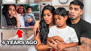 Reacting To Our FIRST EVER Youtube Video! *Emotional*