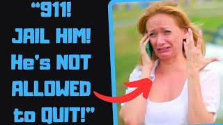 r/EntitledPeople - Lazy Karen Boss Calls Cops When I Quit My Job! [Worst Bosses EVER]
