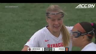 Boston College vs Syracuse ACC Championship women's college lacrosse 2024