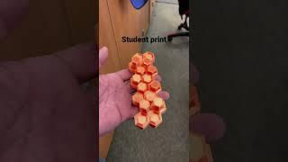 Student printed based of the tutorial #3dprinting #tinkercad