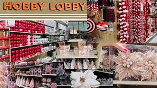 HOBBY LOBBY NOVEMBER 2024~NEW HOLIDAY DECOR TRENDS/CHRISTMAS DECOR IDEAS!!