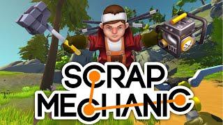 Выживание в Scrap Mechanic . !7 серия  #stream​ #greengluks