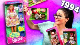 Opening And Restoring Vintage 1994 Barbie Polly Pocket Dolls - We Hit 200k Subscribers!