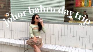 johor bahru day trip  | cafe hunting, shopping and chilling at beach ･ﾟ