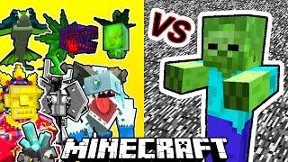 Giant Vs. Mowzie's Monsters in Minecraft