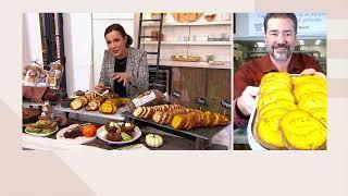 Jenny Lee (4) 18-oz Loaves Fall Cinnamon Swirl Bread on QVC