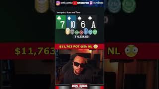 $11,763 POT vs Charlie Carrel 