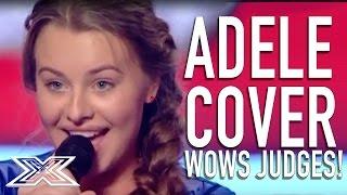 Cover of Adele's "Set Fire To The Rain" WOWS judges! | X Factor Judges