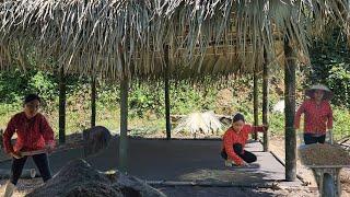 17 year old single mother, pouring bamboo floor with cement and New hope for life -ly nha hien