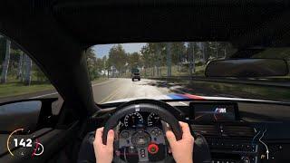 One Day in The Crew 2 Traffic  Real Hands & Steering Wheel G29 (BMW M2) !