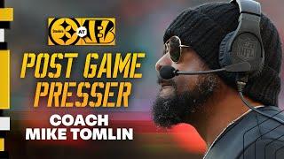 Coach Mike Tomlin Postgame Press Conference (Week 13 at Bengals) | Pittsburgh Steelers