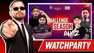 BGMI Snapdragon Mobile Challenge Season Day 2 | WATCHPARTY