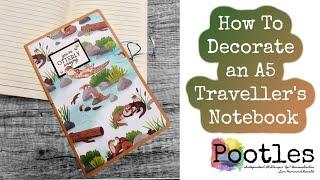 How To Decorate an A5 Traveller's Notebook with Otterly Amazing Paper