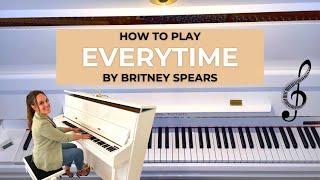 Britney Spears - Everytime | EASY Piano Tutorial