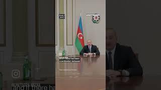Azerbaijan’s president accuses Russia of downing an airliner in a Christmas Day crash
