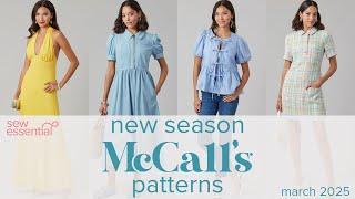 New Season McCall's Patterns - March 2025