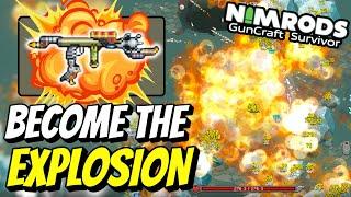 I'm A WALKING EXPLOSION With This RPG Build! | NIMRODS: GunCraft Survivor