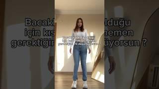 Bacakların kalın olduğu için kısa etek giymemen gerektiğini mi düşünüyorsun ?️ #shorts #kombin