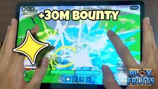 LIGHT Mobile Bounty Hunting (With Handcam!) | Blox Fruit