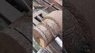 Waterjet cutting machine cutting steel bar process
