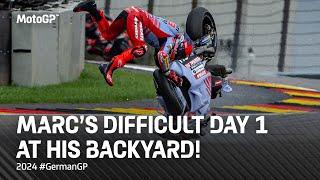 Marquez' bumpy Friday at the Sachsenring!  | 2024 #GermanGP