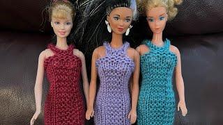 Knit Fashion Doll Summer Dress