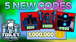 *NEW* WORKING ALL CODES FOR Toilet Tower Defense IN MARCH! ROBLOX Toilet Tower Defense CODES