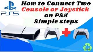 How to connect two controller or console or joystick to ps5 simple steps